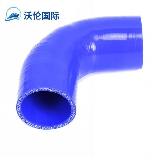 Universal Blue 60mm Silicone Hose for Car 2 3/8" 90-Degree Silicone Intake Hose Made in Wolun