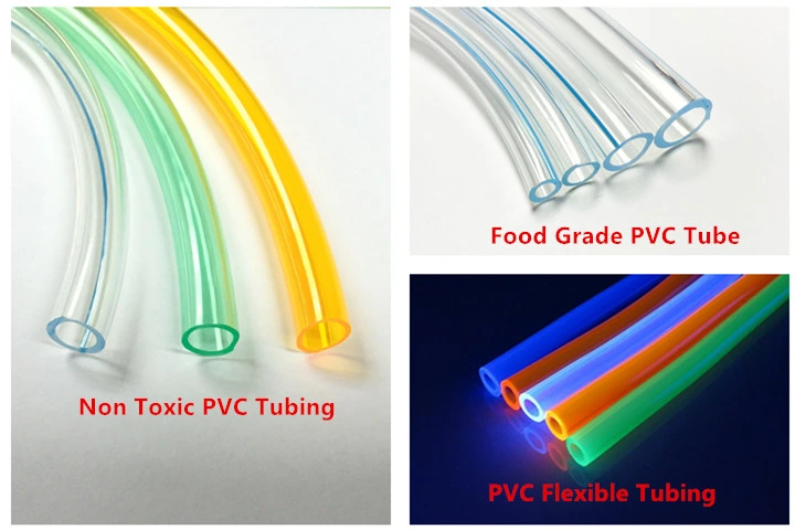Flexible PVC Clear Single Level Pulse Hose Pipe Tubing Plastic Transparent Water Vinyl Tube Hose