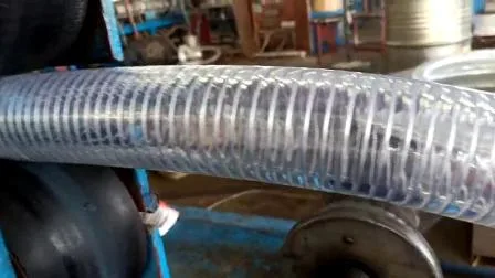 Industrieller flexibler PVC-Federspiral-Stahldraht-verstärkter Wasser-Kraftstoff-Rohrschlauch für die Wasser-Öl-Pulver-Saug-Entladungsförderung